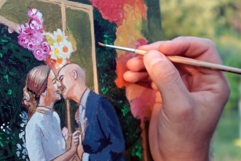 best-live-wedding-painters