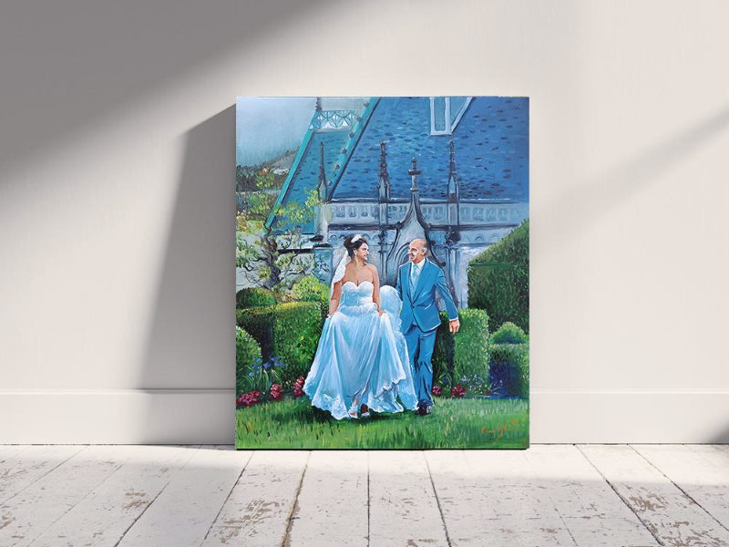 Realizzazione-quadri-matrimonio-artista